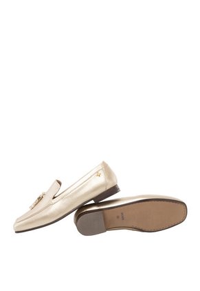 Mocasines Para Mujer Villanoa Dorado Bosi