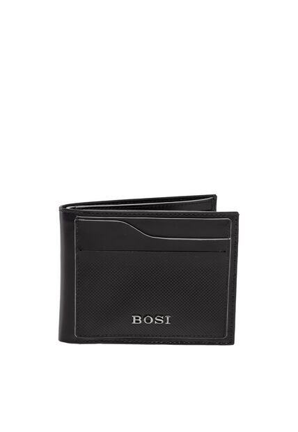Billetera Para Hombre Rulp Negro Bosi