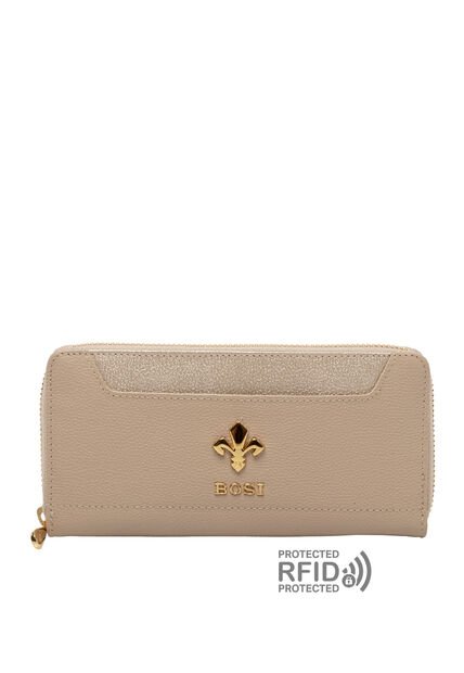 Billetera Para Mujer Lombardia Beige Bosi