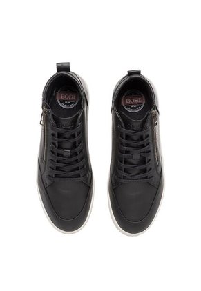 Tenis Tipo Bota Para Hombre Keller Negro Bosi