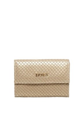 Tarjetero Genoise Dorado Bosi