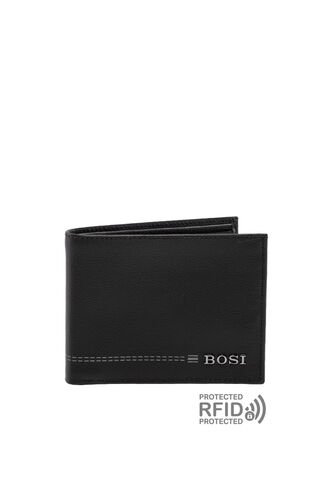Billetera Para Hombre Jules Negro Bosi Bosi
