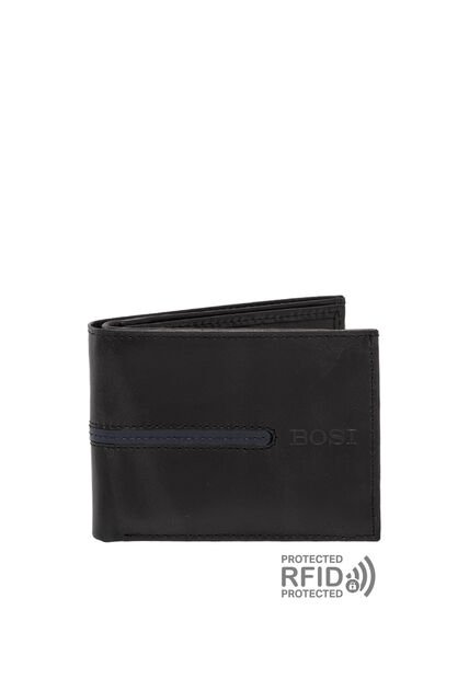 Billetera Para Hombre Petar Negro Bosi