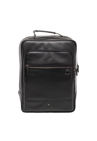 Morral En Cuero Para Hombre Santino Negro Bosi Bosi