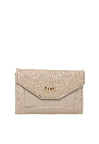 Billetera Para Mujer Italiana Dorado Bosi Bosi