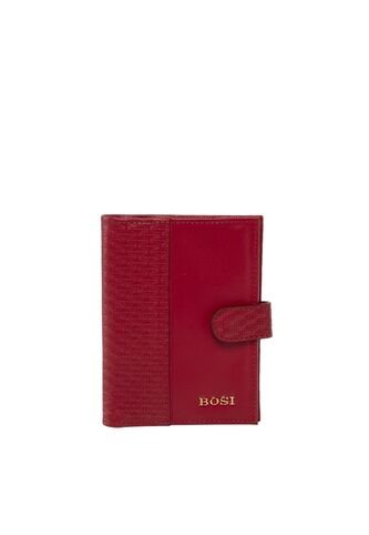 Porta Pasaporte Kenia Rojo Bosi Bosi