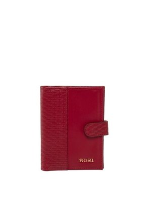 Porta Pasaporte Kenia Rojo Bosi