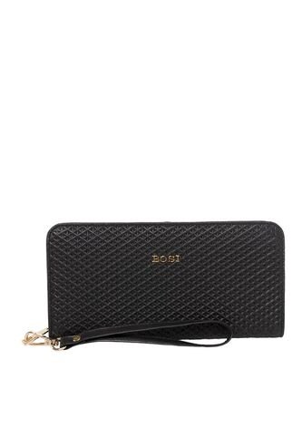 Billetera Para Mujer Monet Negro Bosi Bosi