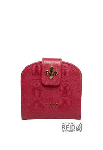 Billetera Para Mujer Florence Rojo Bosi Bosi