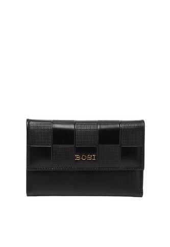 Billetera Para Mujer Clair Negro Bosi Bosi