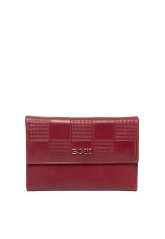Billetera Para Mujer Clair Rojo Bosi Bosi
