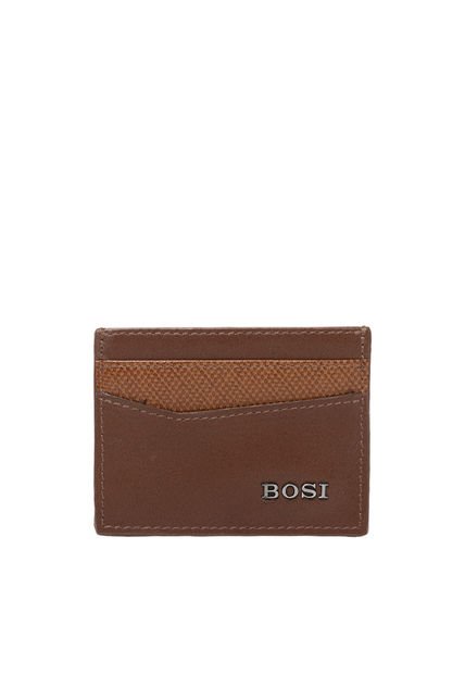 Tarjetero Para Hombre Rieti Canela Bosi