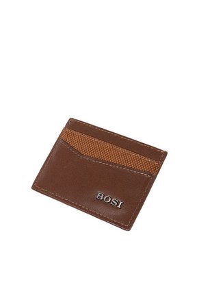 Tarjetero Para Hombre Rieti Canela Bosi