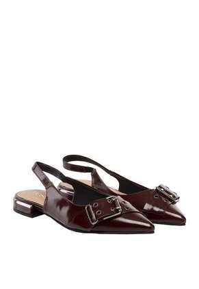 Zapatos Destalonados Para Mujer Selina Vinotinto Bosi
