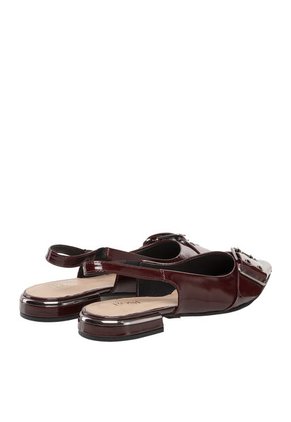 Zapatos Destalonados Para Mujer Selina Vinotinto Bosi