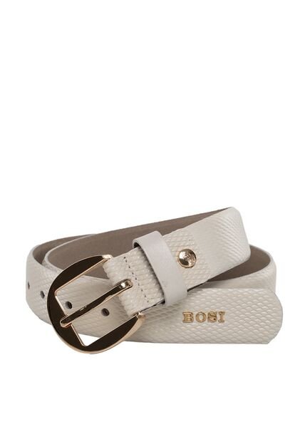 Cinturón Para Mujer 673 Blanco Bosi