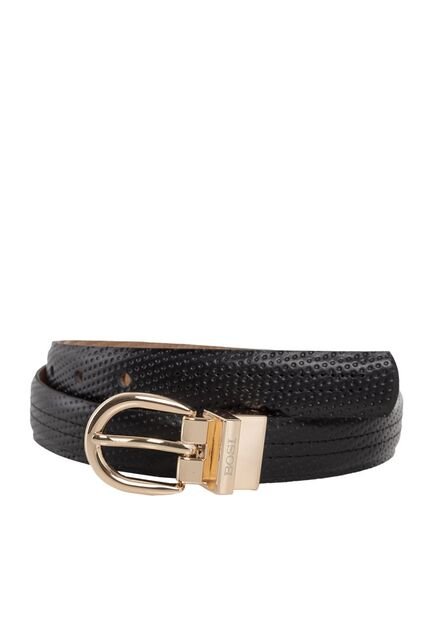 Cinturón Doble Faz Para Mujer 660 Negro Bosi