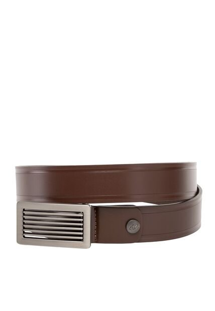 Correa Doble Faz Para Hombre 1196 Canela Bosi