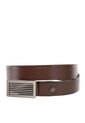 Correa Doble Faz Para Hombre 1196 Canela Bosi de Bosi