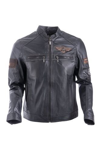 Chaqueta Para Hombre Enki Negro Bosi Bosi