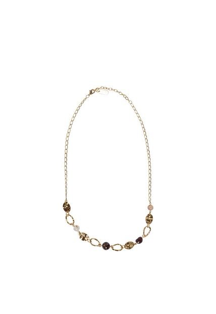 Collar Para Mujer Granate Oro Bosi