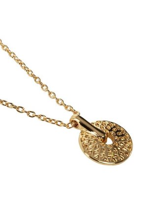 Kit De Cadena Y Aretes Para Mujer Moneda Oro Bosi