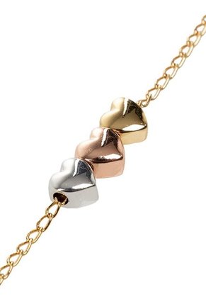 Kit De Cadena Y Aretes Para Mujer Hartie Oro Bosi