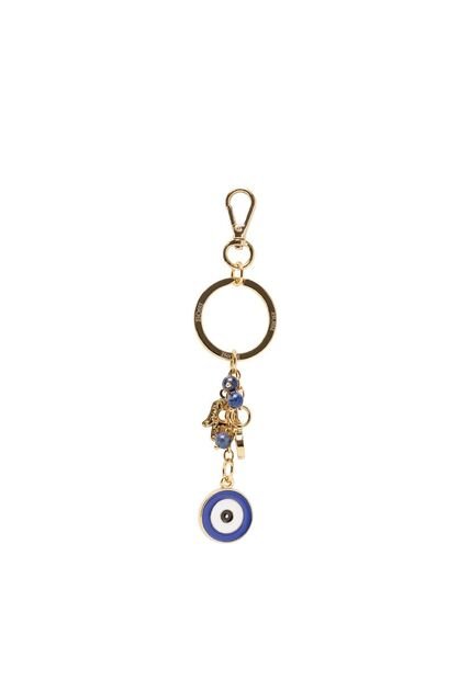 Llavero Para Mujer Ojoturco Oro Bosi