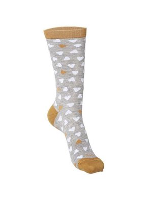 Medias Corazones Gris Bosi