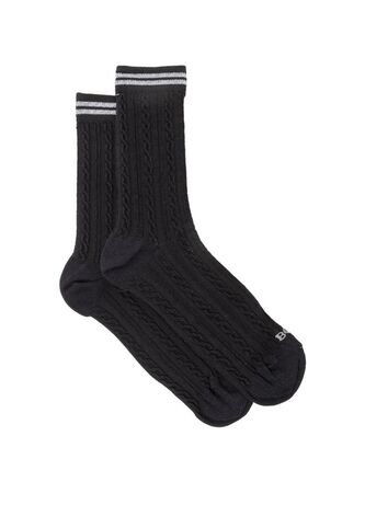Medias Para Mujer Malva Negro Bosi Bosi