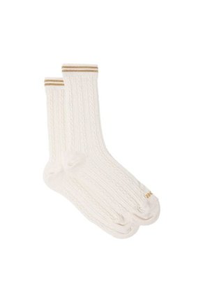 Medias Para Mujer Malva Blanco Bosi