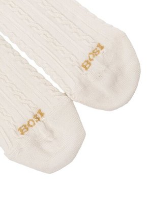 Medias Para Mujer Malva Blanco Bosi