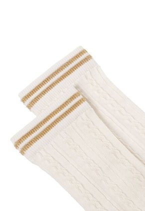 Medias Para Mujer Malva Blanco Bosi