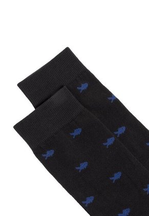 Medias Para Hombre Fish Negro Bosi