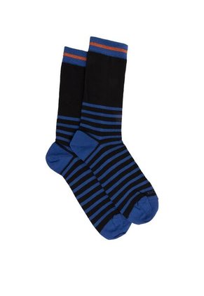 Medias Para Hombre Franjas Negro Bosi