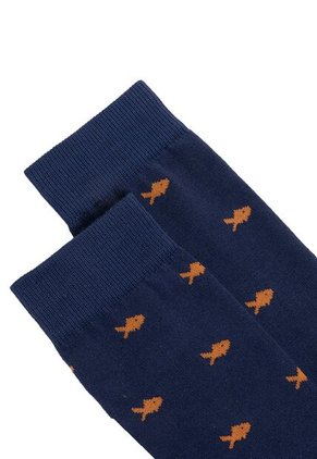 Medias Para Hombre Fish Azul Bosi