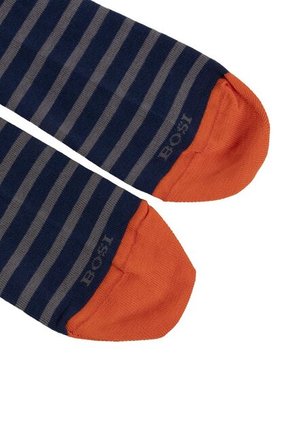 Medias Para Hombre Franjas Azul Bosi