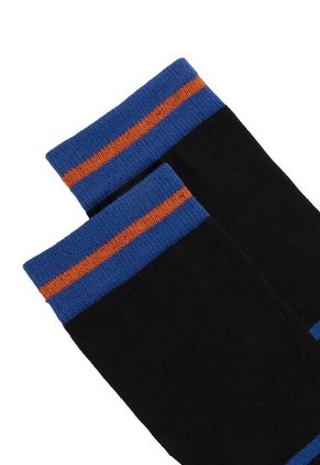 Medias Para Hombre Franjas Negro Bosi