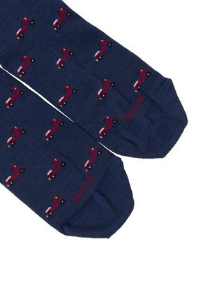 Medias Para Hombre Moto Azul Bosi