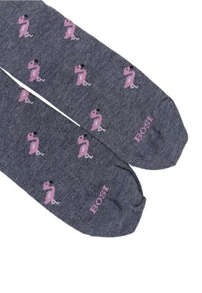 Medias Para Hombre Flamingo Gris Bosi