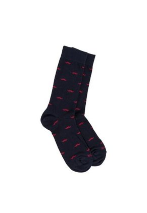 Medias Para Hombre Bigotes Azul Bosi