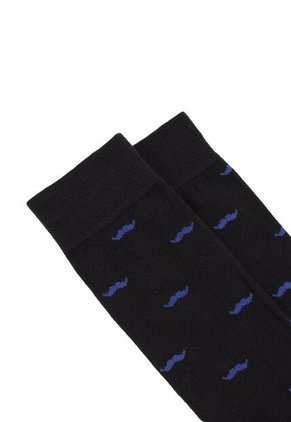 Medias Para Hombre Bigotes Negro Bosi