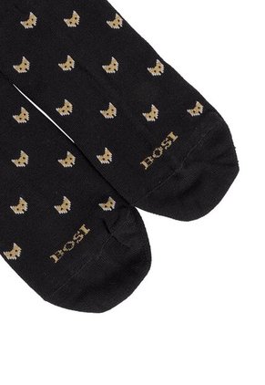 Medias Para Hombre Wolf Negro Bosi
