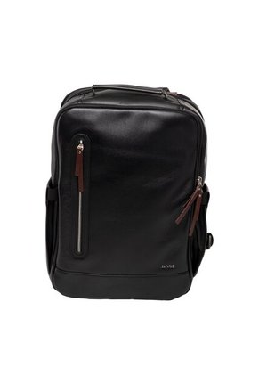 Morral En Cuero Para Hombre Bastoni Negro Bosi