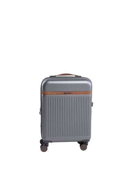 Maleta De Viaje Pequeña Glasgow Gris Bosi