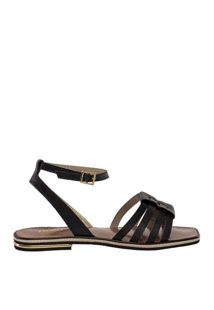 Sandalias Para Mujer Fichi Negro Bosi