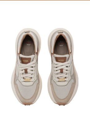 Tenis Para Mujer Badalin Beige Bosi
