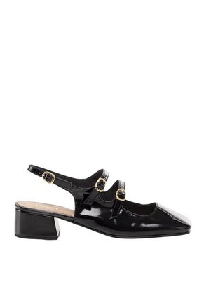 Zapatos Destalonados Para Mujer Ninna Negro Bosi