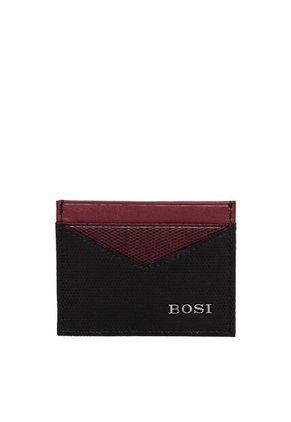 Tarjetero Para Hombre Chap Negro Bosi