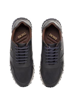 Zapatos Casuales Para Hombre Fritz Azul Bosi